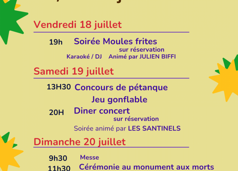 Fêtes de la Saint Jacques – 1