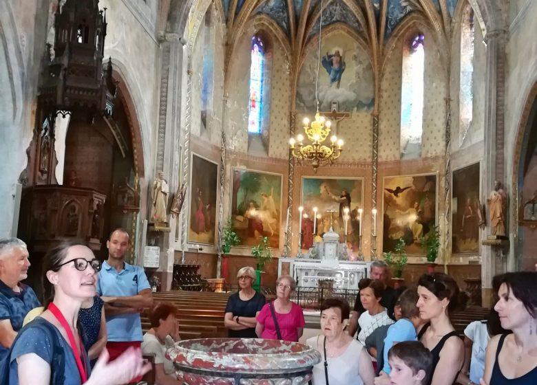 Visita guiada de la iglesia