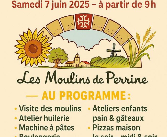 Portes ouvertes Moulins de Perrine