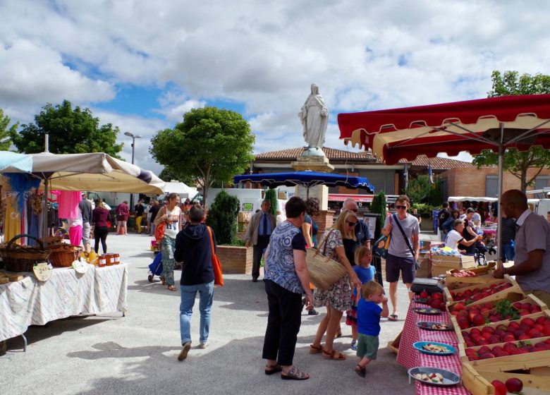 Villefranche de Lauragais marché