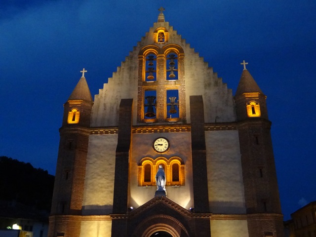 calmont church at night